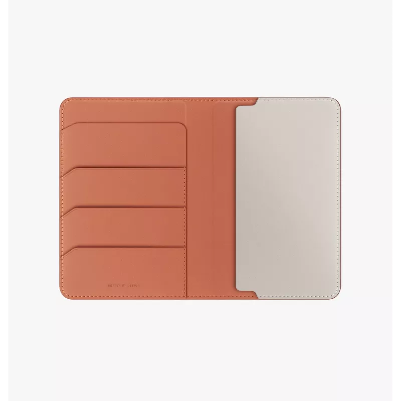 UNIQ Belmont Θήκη Διαβατηρίου RFID Grey/Yellow
