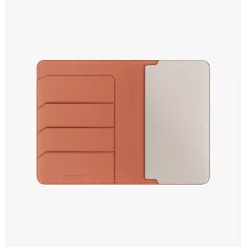 UNIQ Belmont Θήκη Διαβατηρίου με Αποκλεισμό RFID Terracotta Ivory