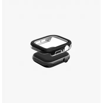 UNIQ Voute Θήκη για Apple Watch Ultra 49mm με Προστασία από Σκληρυμένο Γυαλί Ασημί
