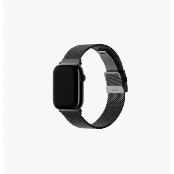 UNIQ Dante Pro Αδιάβροχο Milanese Loop Βραχιόλι για Apple Watch 40/41/42mm - Graphite Black