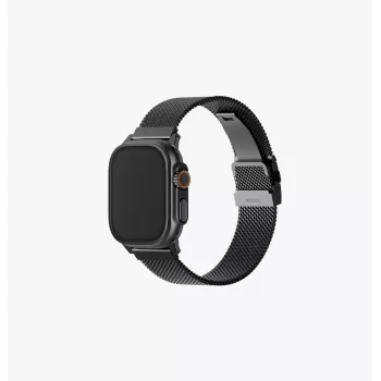 UNIQ Dante Pro Ατσάλινο Μπρασελέ με Κρίκους για Apple Watch 49/46/45/44mm - Metallic Pink