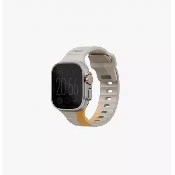 UNIQ Stride De Λουράκι Ρολογιού από Καουτσούκ για Apple Watch 49/46/45/44mm Beige