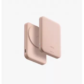 UNIQ Lyden Lexa Μαγνητικό Power Bank 5000mAh PD USB-C MagSafe Ροζ