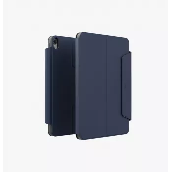UNIQ Rovus Snapmount Μαγνητική Περιστρεφόμενη Αποσπώμενη Θήκη 360° για iPad 11 A16 (2025) / iPad 10.9 10ης Γενιάς (2022) Navy Blue