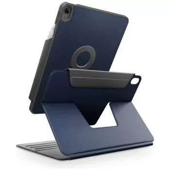 UNIQ Rovus Snapmount Μαγνητική Περιστρεφόμενη Αποσπώμενη Θήκη 360° για iPad Air 11 M2 2024 / M3 2025 / M4 2026 / iPad Air 10.9 (2022/2020) Navy Blue