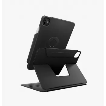 UNIQ Rovus Snapmount Μαγνητική Περιστρεφόμενη Αποσπώμενη Θήκη 360° για iPad Pro 13 M4 2024 / M5 2025, Black