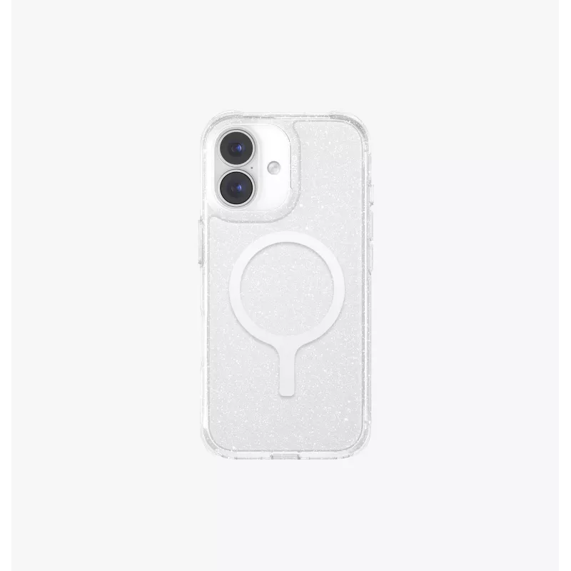 UNIQ LifePro Xtreme MagClick θήκη φόρτισης για iPhone 17, διάφανη γκλίτερ