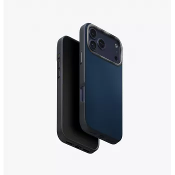 UNIQ Lyden DS θήκη για iPhone 17 Pro Max MagClick φόρτιση πορτοκαλί/γκρι