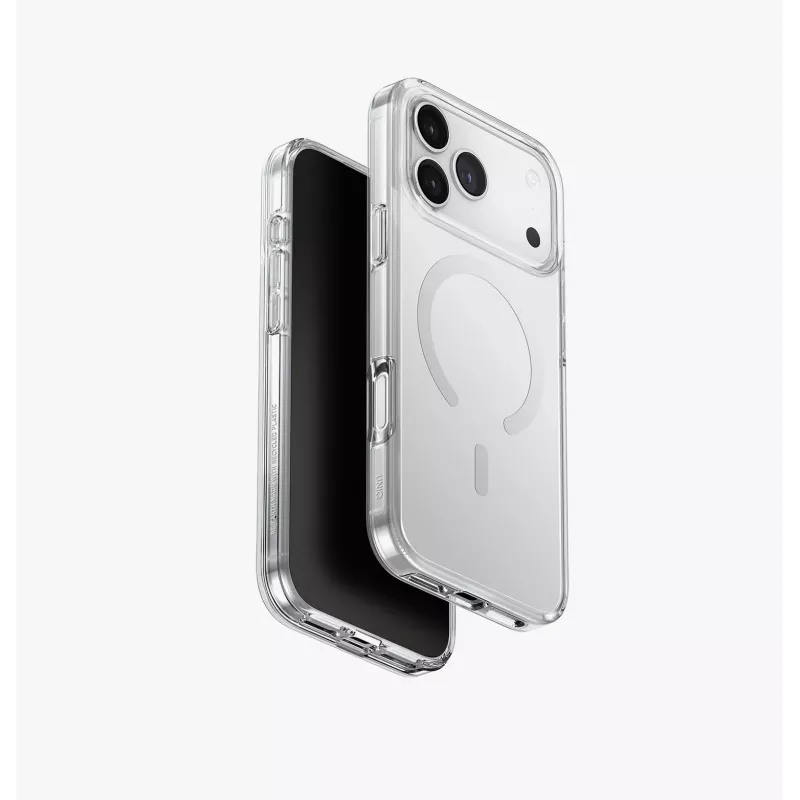 UNIQ Clario θήκη για iPhone 17 Pro Max, MagClick φόρτιση, μαύρο