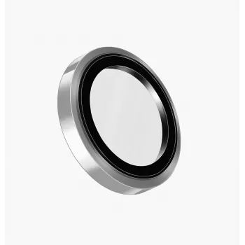 UNIQ Optix Prime Προστασία Φακού Κάμερας για iPhone 17 Pro / 17 Pro Max / 15 Pro / 15 Pro Max με Εφαρμογέα - Ασημί