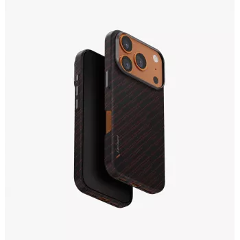 UNIQ Keva Edge Θήκη για iPhone 17 Pro με MagClick Φόρτιση, Πορτοκαλί