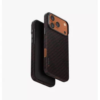 UNIQ Keva EDGE Θήκη για iPhone 17 Pro Max MagClick Φόρτιση, Πορτοκαλί