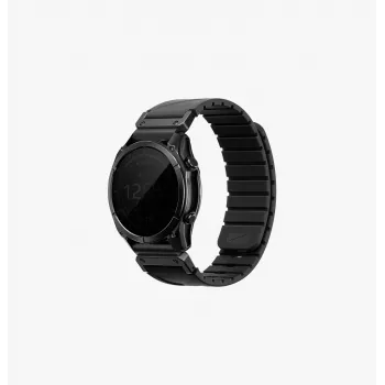 UNIQ Fluo Smart-Fit Σιλικονούχο Λουράκι για Garmin 22mm - Μαύρο