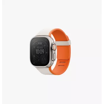 UNIQ Revix IV Premium Αμφίπλευρο Μαγνητικό Λουράκι για Apple Watch 42/41/40mm White/Yellow