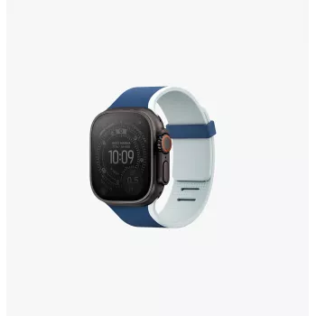 UNIQ Revix IV Premium Αμφίπλευρο Μαγνητικό Λουράκι για Apple Watch 49/46/45/44mm Edition Navy Blue/Blue