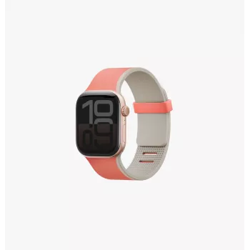 UNIQ Revix IV Premium Αμφίπλευρο Μαγνητικό Λουράκι για Apple Watch 49/46/45/44mm Edition Pink-Beige