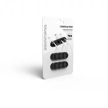 Bluelounge CableDrop Multi Black Οργανωτής Καλωδίων