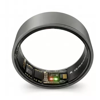 ULTRAHUMAN Ring Air – Smart Ring για άνδρες και γυναίκες – Wearable παρακολούθησης ύπνου και φυσικής κατάστασης – Καρδιακός ρυθμός – Smart Ring Ματ γκρι Μέγεθος 8