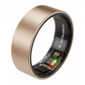 ULTRAHUMAN Ring Air – Smart Ring για άνδρες και γυναίκες – Wearable παρακολούθησης ύπνου και φυσικής κατάστασης – Καρδιακός ρυθμός – Smart Ring Ροζ χρυσό Μέγεθος 11
