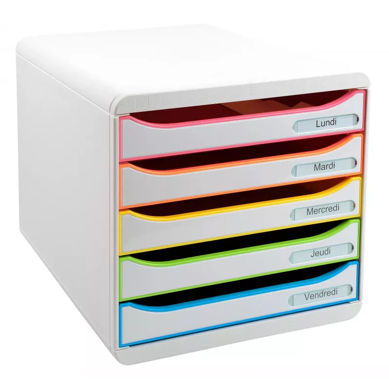 Exacompta BIG-BOX PLUS Office Harlequin κουτί συρταριών, 347 x 278 x 271 mm (309913D)