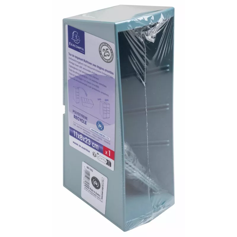 Exacompta AutentiK Multitower θήκη στυλό μπλε-γκρι