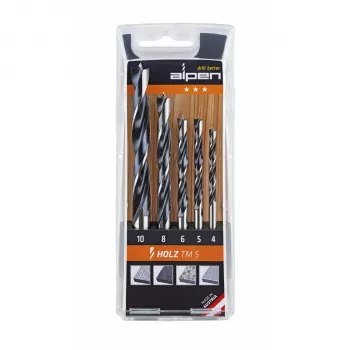 ALPEN-MAYKESTAG Alpen TM 5 Wood 4-5-6-8-10 mm σετ τρυπανιών