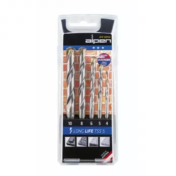ALPEN-MAYKESTAG Alpen TSS 5 LL 4-5-6-8-10 HSS-G σετ βαθμιδωτών τρυπανιών 5 τεμ.