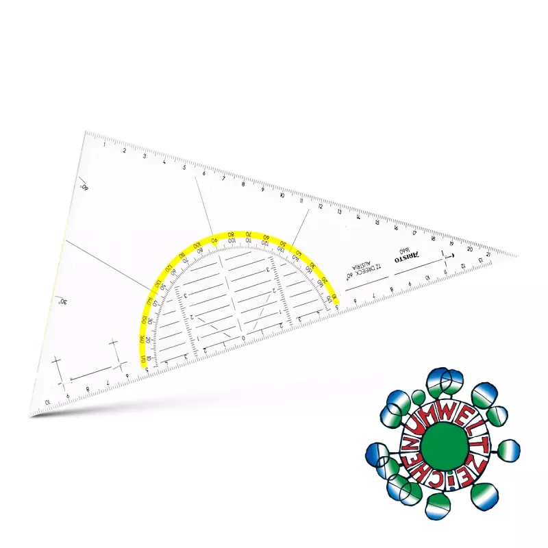 ARISTO Τρίγωνο γεωμετρίας 26,0 cm διαφανές