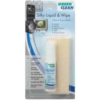 GREEN CLEAN GCLC-1000 Σετ οπτικού καθαρισμού - Υγρό καθαρισμού και πανί μικροϊνών