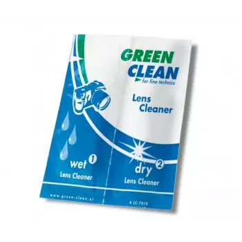 GREEN CLEAN Σετ μαντηλιών καθαρισμού Wet & Dry - 10 συσκευασίες (20 μαντηλάκια) για οθόνες, LCD, LED, Plasma, TFT, φορητούς υπολογιστές, tablet, smartphone, οθόνες - Χωρίς αλκοόλη, Χωρίς γραμμές, Αντιστατικό