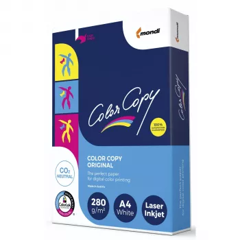MONDI COLOR COPY Color Copy Millbrand A4 280 gsm 150 φύλλα λευκό σατινέ premium χαρτί ψηφιακής εκτύπωσης