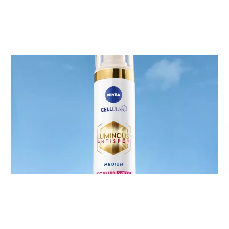 NIVEA Luminous 630 CC Fluid 3-in-1 SPF 30+ Make Up Προσώπου 02 Medium 40 ml