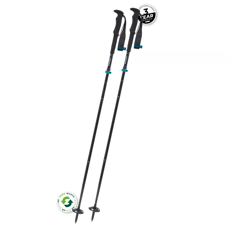 Komperdell Fx Lite Carbon Vario Approach Μπαστούνια Trekking, Μπλε