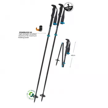 Komperdell Fx Lite Compact Μπαστούνια Trekking, Μπλε