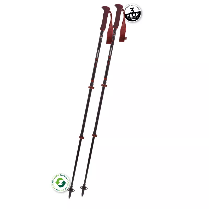 Komperdell Carbon EVO Zero Compact Μπαστούνια Trekking - Malbec