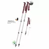 Komperdell Explorer Zero Compact Μπαστούνια Trekking - Malbec