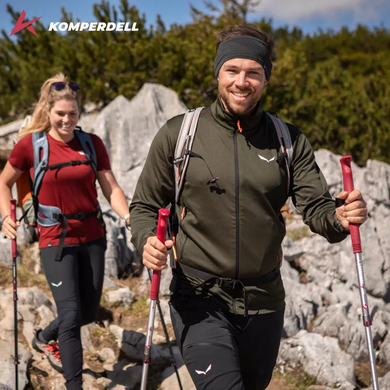 Komperdell Explorer Zero Compact Μπαστούνια Trekking - Malbec