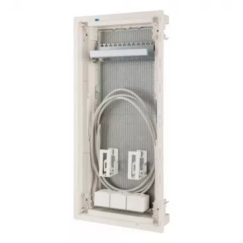 Eaton KLV-48HWM-W-F-VM 4-σειρος Κατανεμητής Μέσων Χωνευτός, Λευκό (RAL 9016), 194711-MW