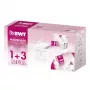 BWT 814544 Longlife Refill 1+3 κανάτα φίλτρου νερού ροζ/λευκό