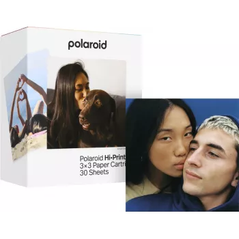 Polaroid Hi-Print 3x3 Φωτογραφικό Χαρτί 30 Φύλλα