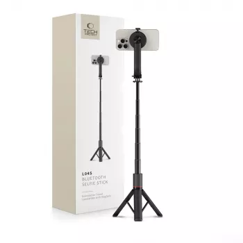 Tech-Protect L04S MagSafe selfie stick με τρίποδο, μαύρο