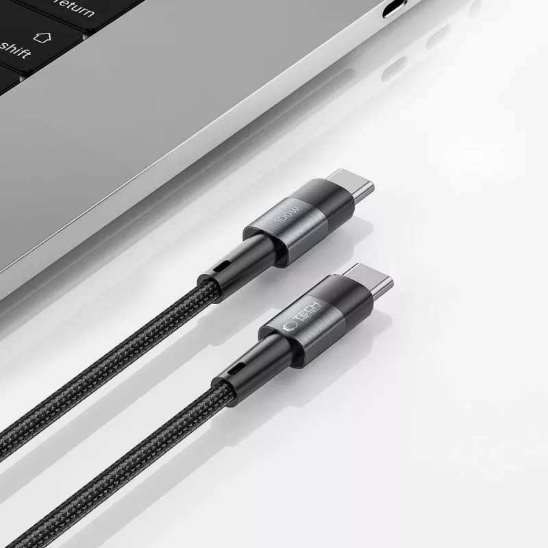 TECH-PROTECT ULTRABOOST καλώδιο USB-C σε USB-C PD 100W / 5A 3m γκρι