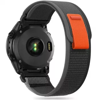 TECH-PROTECT Nylon λουράκι για Garmin Fenix 3 / 5X / 3HR / 5X Plus / 6X / 6X Pro / 7X μαύρο/πορτοκαλί