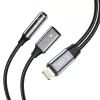 TECH-PROTECT ULTRABOOST αντάπτορας καλωδίου Lightning σε 3,5 mm mini jack & Lightning, μαύρο