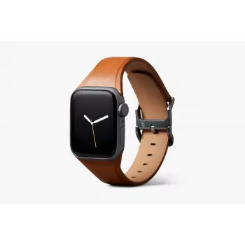 Bellroy Classic Leather Λουράκι για Apple Watch, Καφέ, 42mm, 44mm, 45mm, 46mm, 49mm