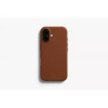 Bellroy Leather Θήκη για iPhone 16, Καφέ