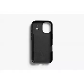 Bellroy Leather Card Case για iPhone 16, μαύρο