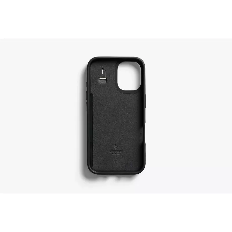 Bellroy Leather Card Case για iPhone 16, μαύρο