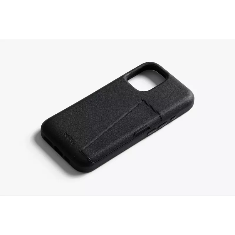 Bellroy Leather Card Case για iPhone 16, μαύρο