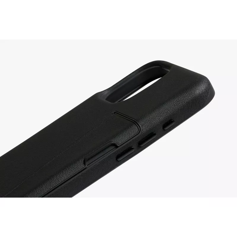 Bellroy Leather Card Case για iPhone 16, μαύρο